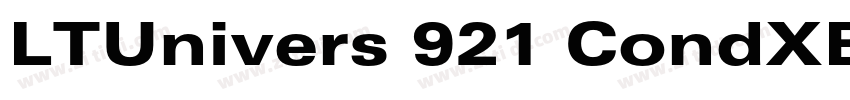 LTUnivers 921 CondXB字体转换